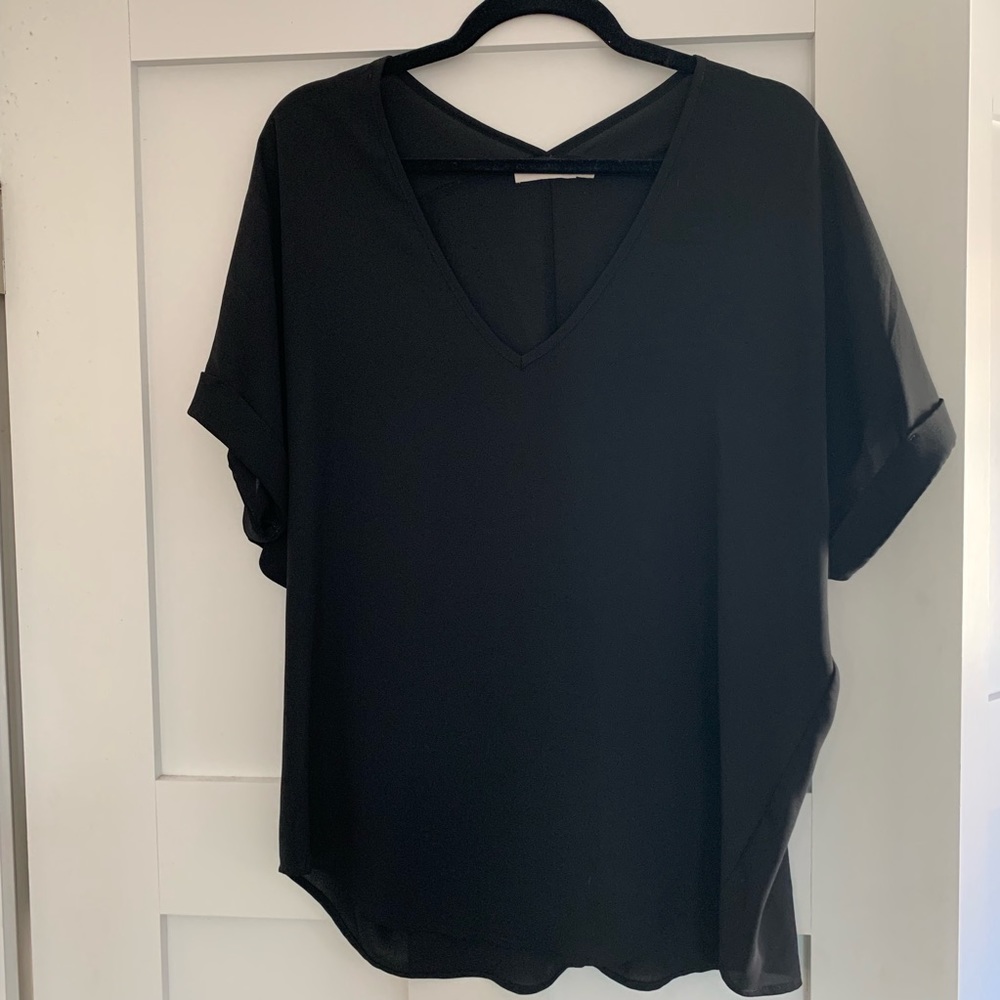 Lush V Neck Blouse